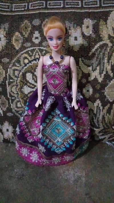machine barbie ombre gown jamni pink embroidered dress