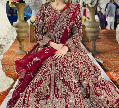 Red Bridal Lehenga Choli