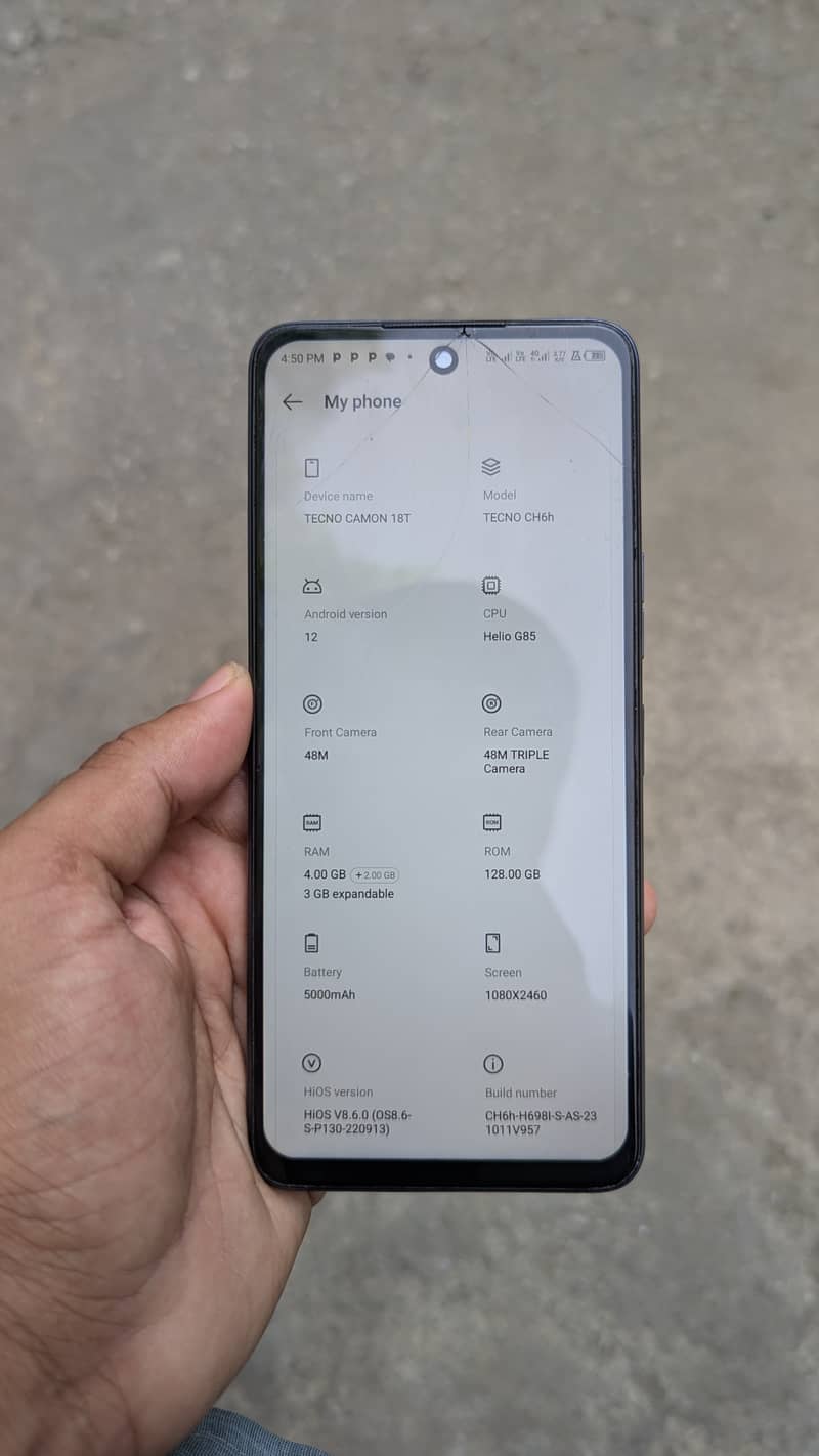 Tecno CAMON 18T 0