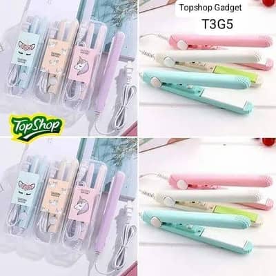 Mini Portable Hair Straightener | Fast Heating