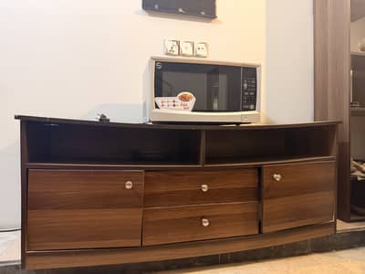 Wooden Storage Cabinet Table For Sale
