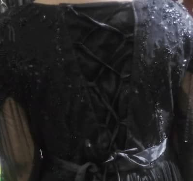 black net frock