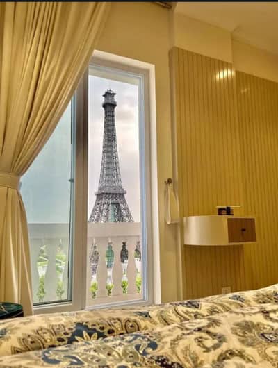 Short Time Apartment Available Facing Eifle Tower Bahria Town Lahore
