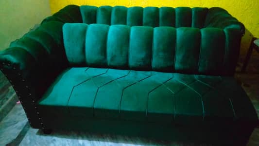 corner wood sofa