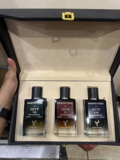 North stag set of 3 perfumes