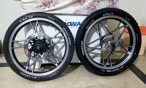 18" Imported alloyrim with tyre tube