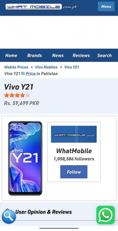 Vivo Y21