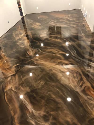 Matlic epoxy flooring