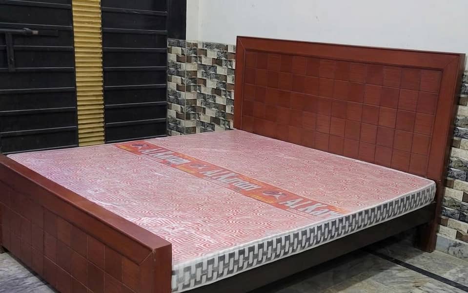 Double Bed - Without mattress 1