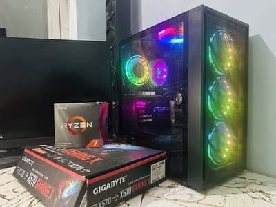 Ryzen 7 3700x with x570 gaming x pc