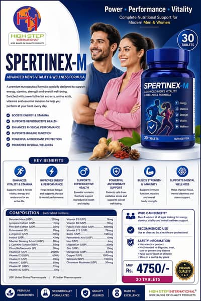SPERTINEX-M 30 Tablets | Men's Vitality & Wellness Formula |