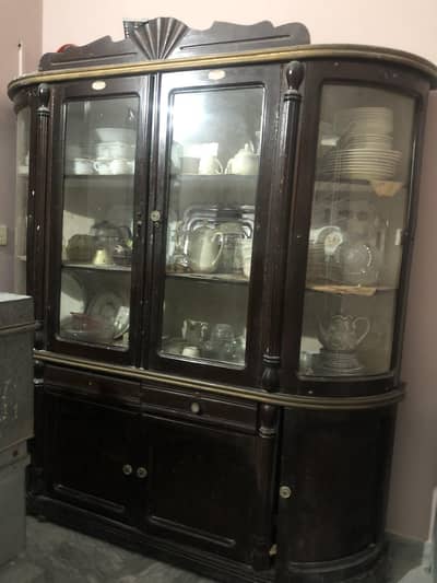 Wooden Showcase for crockery