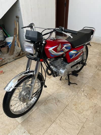 Cg125 2022 model Islamabad registered for urgent sale