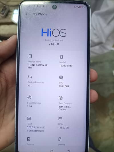 Tecno CAMON 19 Neo
