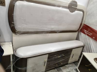 Fancy Wooden King Size Bed