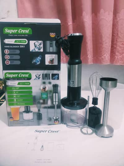 super crest hand blender 5 in 1 imported 03014588351