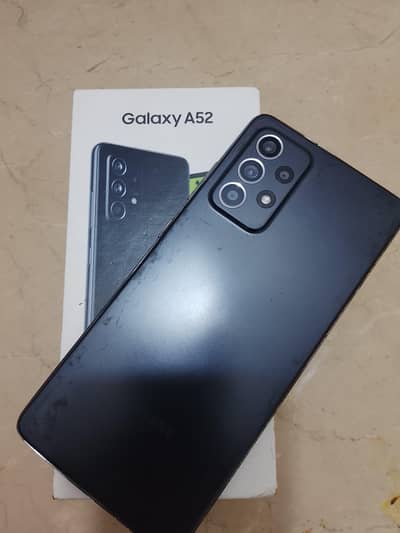 Samsung Galaxy A52 8GB 128GB PTA Approved With box and Cable
