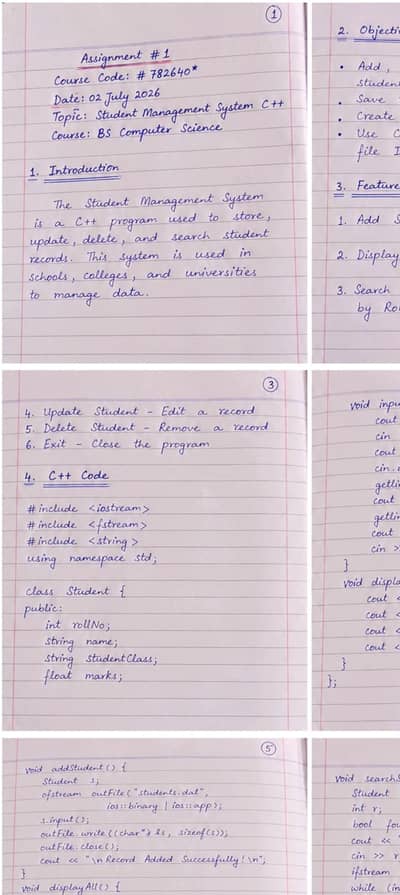 assignment work