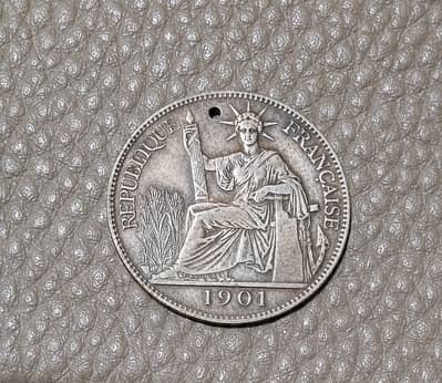 French Indochina, 20 Cents