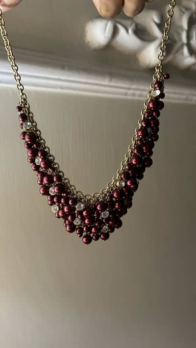 Burgundy Necklace