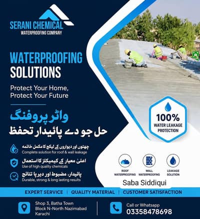 Bathroom, Roof & Basement Waterproofing | Seepage Repair Service