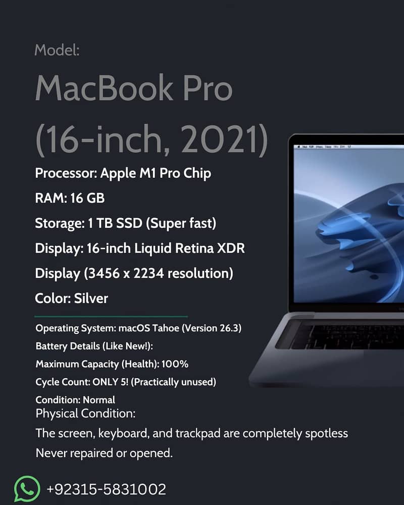 MacBook Pro M1 0