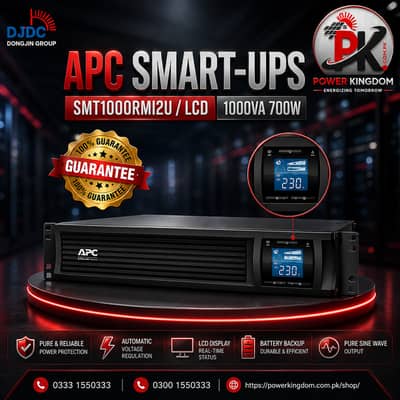 APC Smart UPS SMT1000RMI2U LCD 1000VA Rackmount UPS