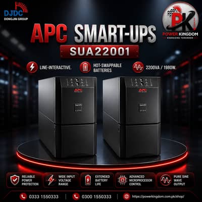 APC Smart UPS SMT2200I 2200VA LCD Pure Sine Wave UPS