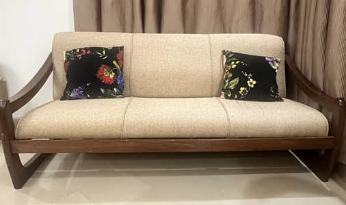 Wooden brown Sofa set