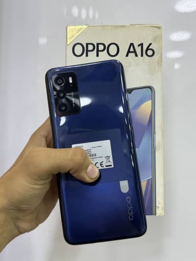 OPPO A16 { 4GB + 64GB } WITH ORIGINAL BOX