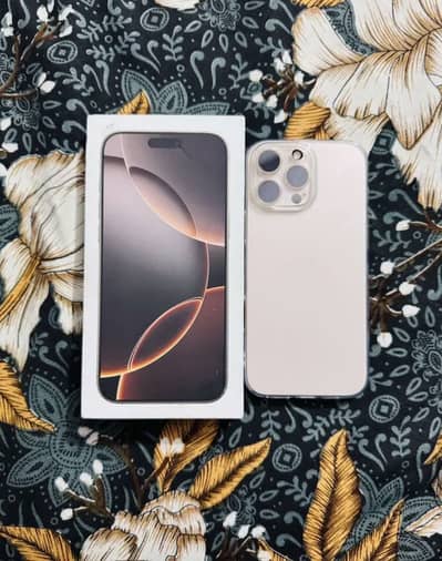 Iphone 16 Pro 128gb 10/10 Condition Desert Titanium