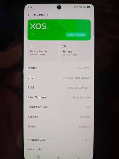 Infinix GT 20 Pro