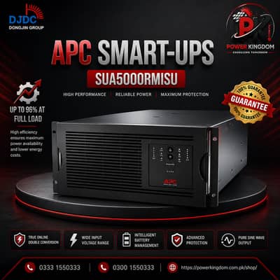 APC Smart ups SUA5000RMI5U 5000VA Rackmount Pure Sine Wave