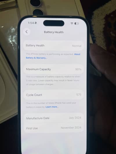 iPhone 16 jv 128 gb box charger available no fault no repair 90 health