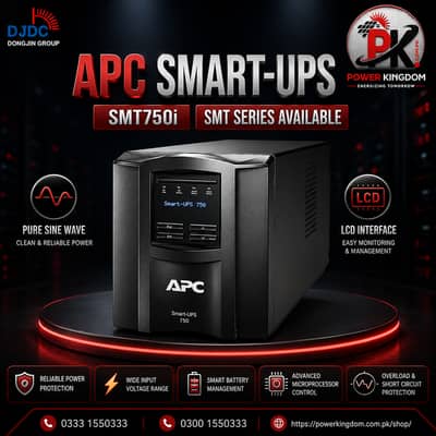 APC Smart-UPS SMT750I 750VA UPS available in excellent condition.   7