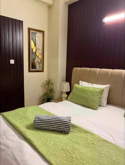 One Bedroom Apartment For Rent Available Gulbug Green Islamabad Full Furnished Apartment
