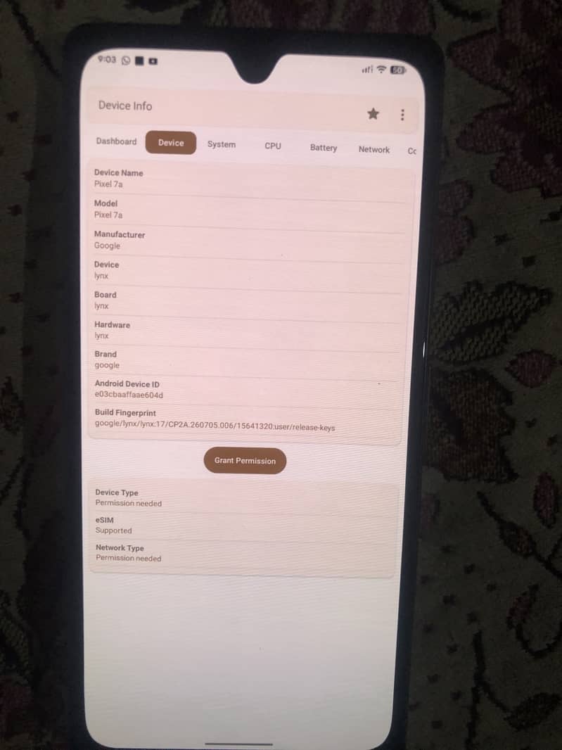 Google Pixel 7a 11
