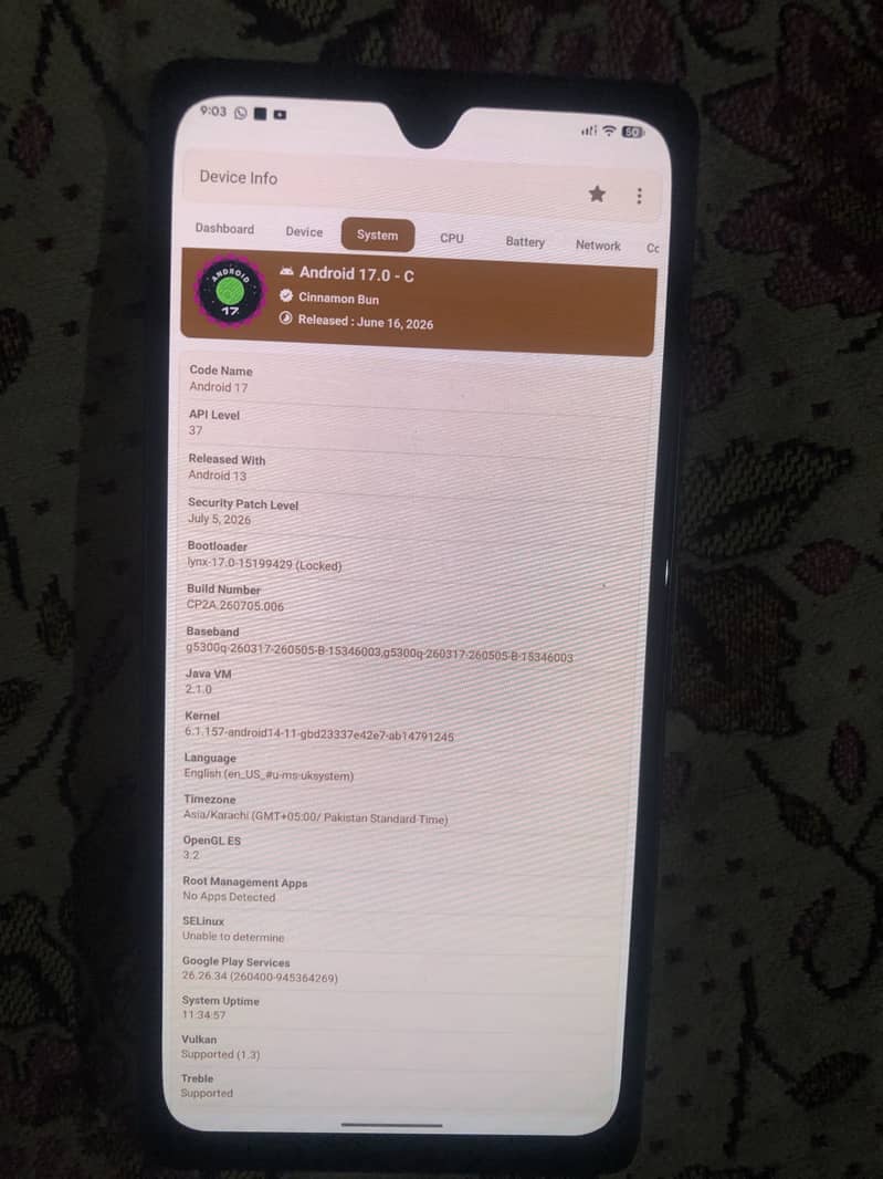 Google Pixel 7a 12