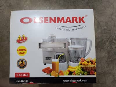 Olsenmark 4in1 blender brand new for sale