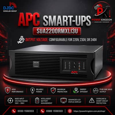 Apc Smart UPS SUA2200RMXLI3U | 2200VA 3U Rackmount UPS