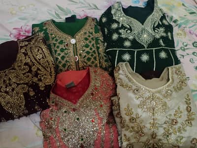 Fancy dresses just one time used only. . just like new