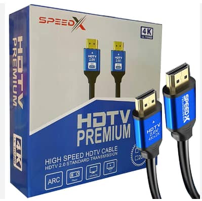 Speed-X 2.0v HDMI Premium Cable Ultra HD 4K