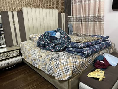 King size modern cuisine bed set 4 piece