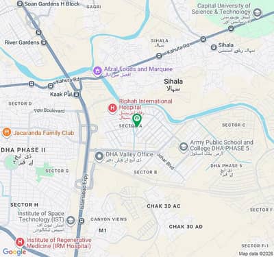 PLOT FOR SALE IN SECTOR -A, DHA PHASE 5, ISLAMABAD