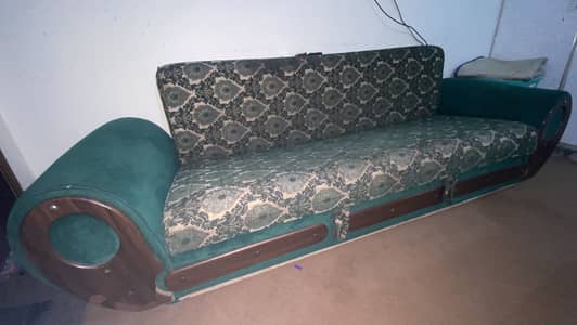 Sofa Cum bed with lamp | used Urgent Sale