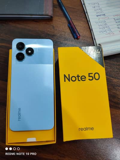 REALME NOTE 50 4/128 WITH BOX & CHARGER