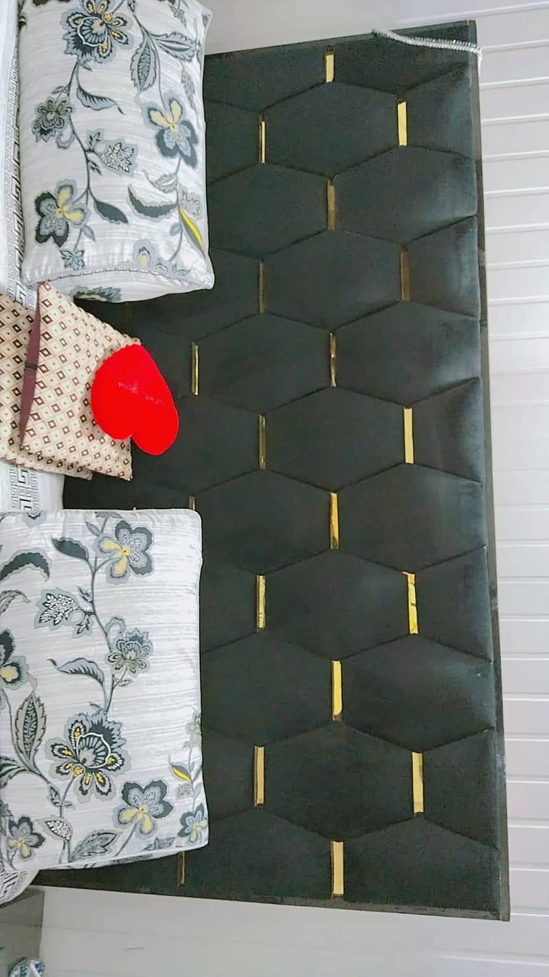 King size bed with side table 1