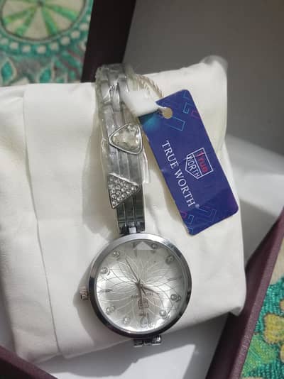 silver premium watch