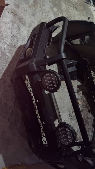 2018-2020 revo  black car bumper slightly dented can be fixed
