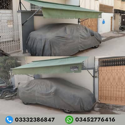 Car Parking Folding Shade for shop, terrace, balcony, gallery,